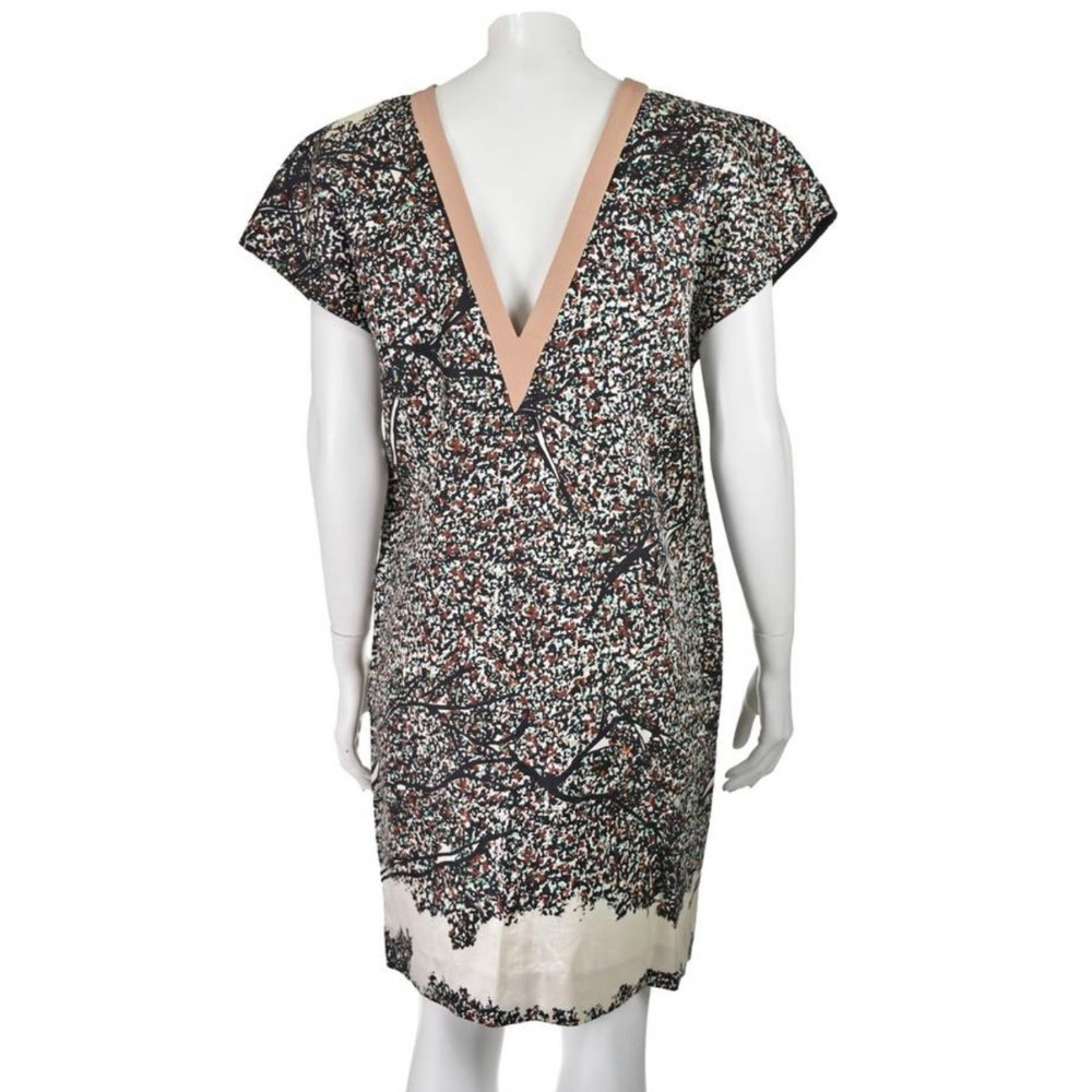 BALENCIAGA PARIS Splatter Print Mini Cocktail Dress